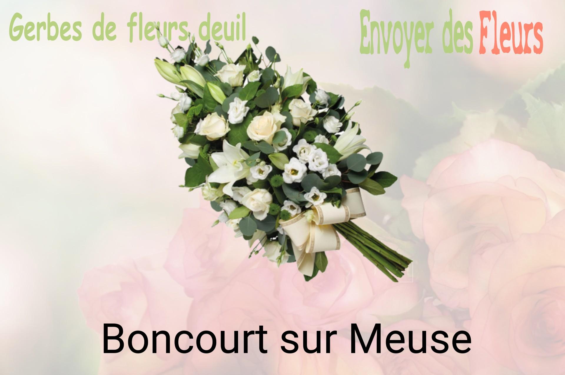 Gerbe de fleurs de deuil livrée à Boncourt-sur-Meuse